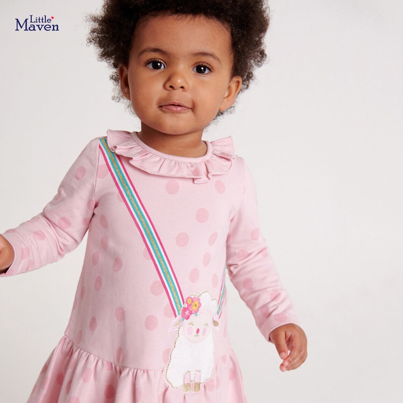 Đầm thun dài tay LITTLE MAVEN