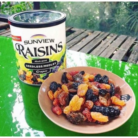 ( ảnh gốc + video  ) Nho Khô Mỹ SUNVIEW RAISINS loại hỗn hợp_tinhhoatrathaomoc