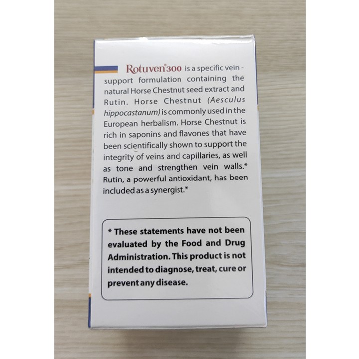 Rotuven Hộp 60 Viên - Dành Cho Người Bị Giãn Tĩnh Mạch - GIA HÂN Pharmacy