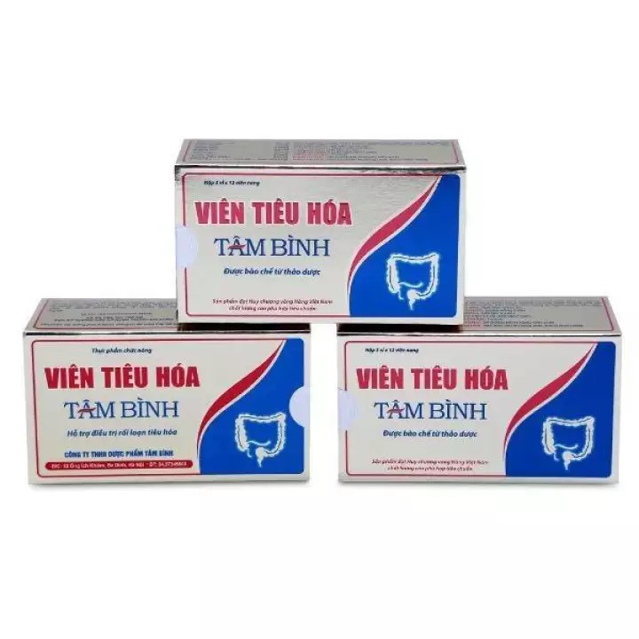 [Hộp 36 Viên] Viên Tiêu Hóa Tâm Bình - Hỗ trợ làm giảm các triệu chứng ăn chậm tiêu, đầy hơi, chướng bụng