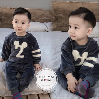 BỘ NHUNG SỐ 2 CHO BÉ TRAI BÉ GÁI