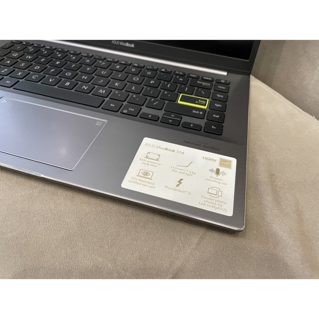 Máy tính Laptop ASUS VivoBook S433EQ-EB045T/ Core i5-1135G7/ Ram 8GB/ SSD 512GB/ Card Fullbox