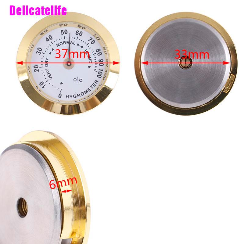 Đồng Hồ Đo Độ Ẩm / Đo Độ Điếu Thuốc Lá Hình Tròn 37mm