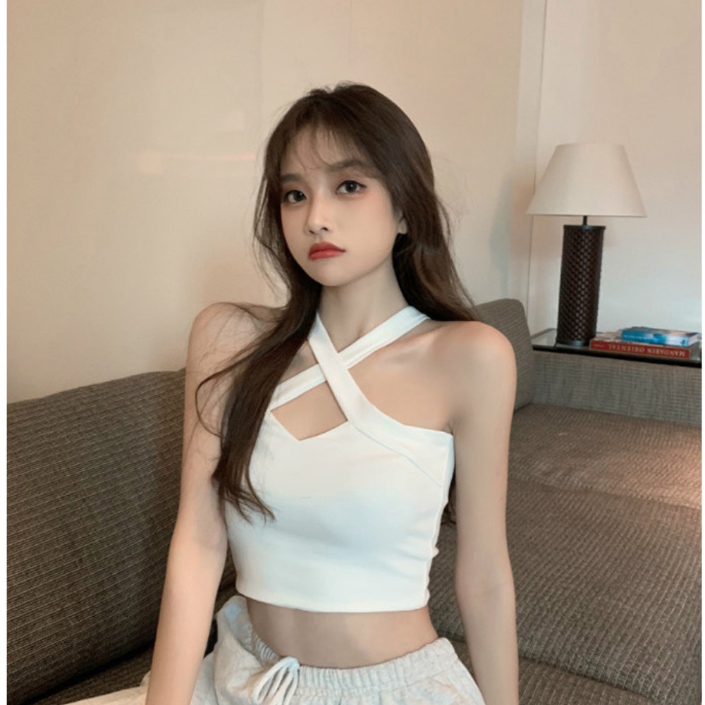 Áo hai dây nữ croptop dáng ôm body phong cách quyến rũ dành cho nữ ATILA.SHOP