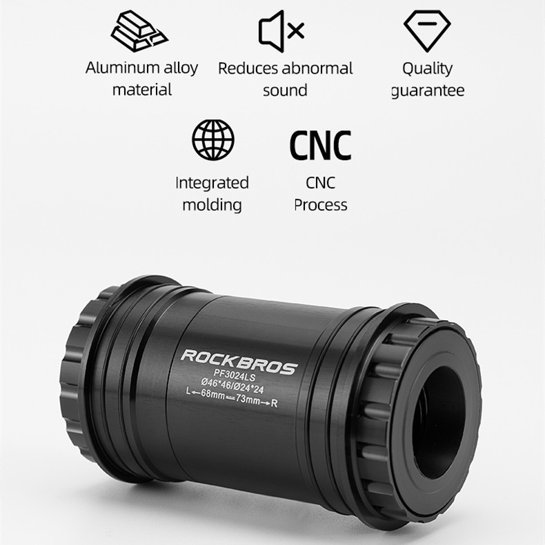 Rockbros Bộ Phụ Tùng Khung Dưới Xe Đạp Bốn Chiều Cho Shimano BB86/90