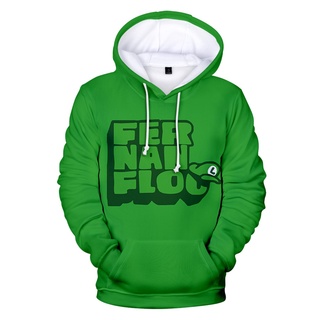 Áo Khoác Hoodie Fernanfloo Màu Xanh Lá Cây