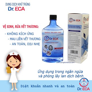 Dung dịch khử trùng dr.eca chai 500ml