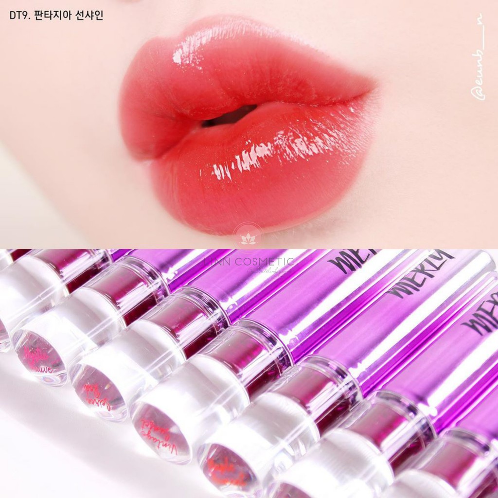 Son Tint Bóng Siêu Lì, Cho Đôi Môi Căng Mọng Merzy Aurora Dewy Tint | BigBuy360 - bigbuy360.vn