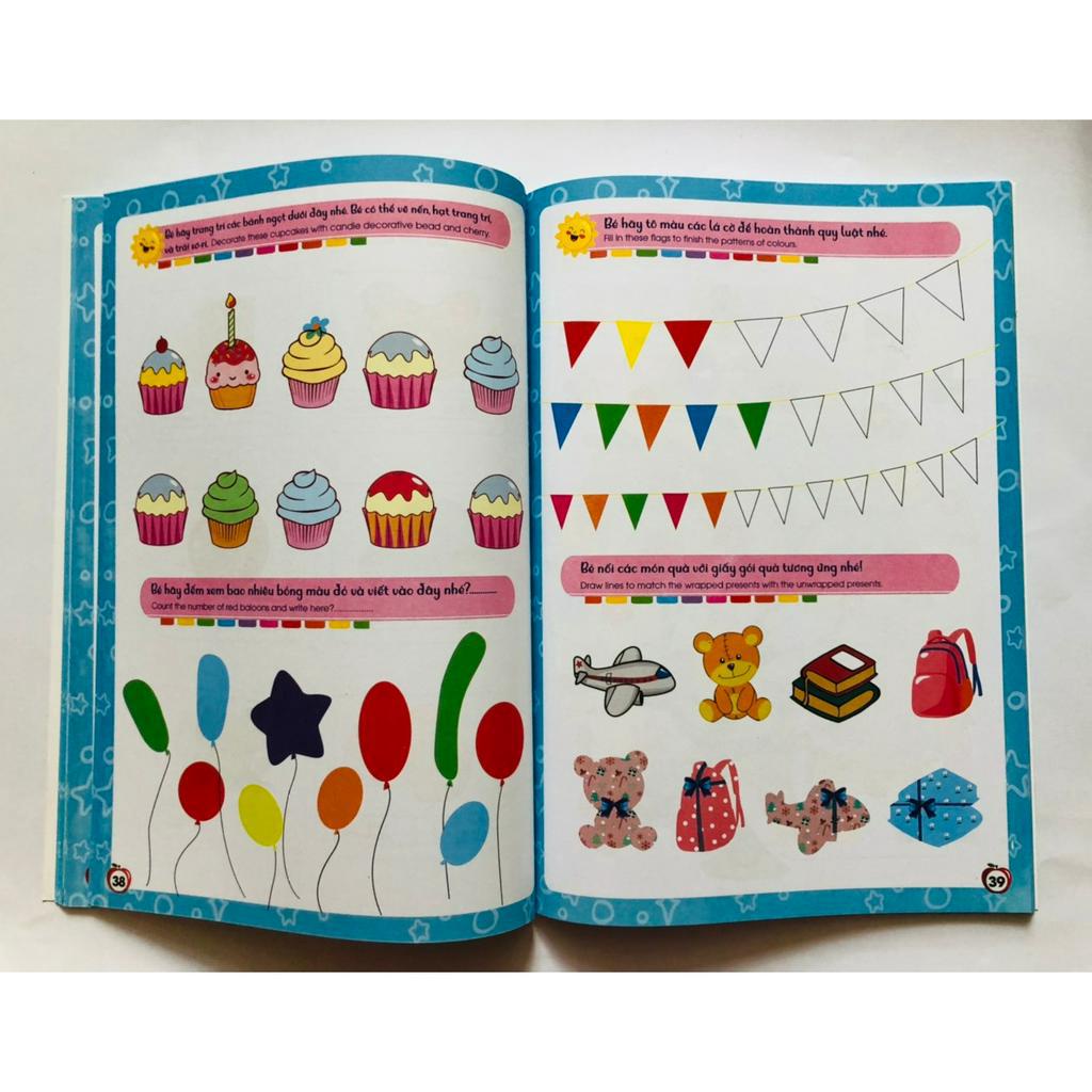 Sách - Toán Tư Duy Beginning Creative Math dành cho bé 3-4 tuổi