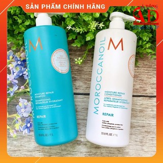 BỘ GỘI XẢ PHỤC HỒI DƯỠNG ẨM MOROCCANOIL M MOISTURE REPAIR 1000ML
