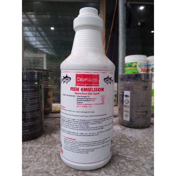 PHÂN CÁ ĐẬM ĐẶC MỸ FISH EMULSION, ĐẠM CÁ MỸ CHAI 1 LÍT