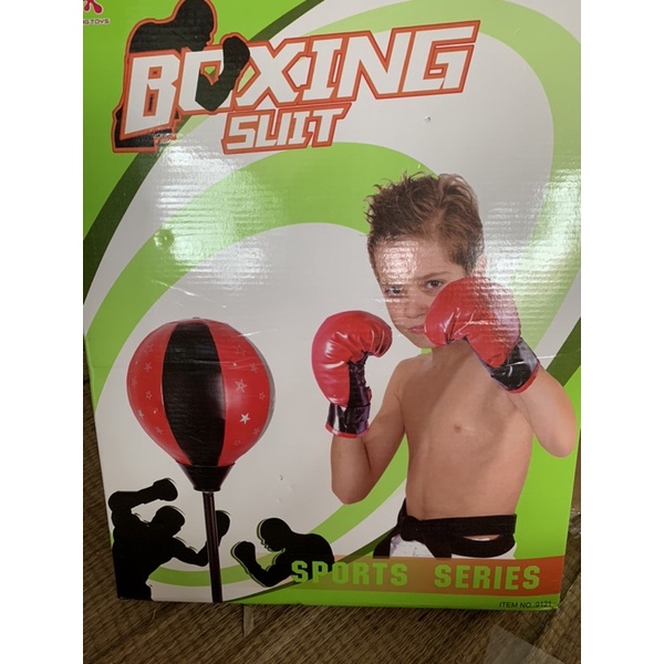 Bộ Đồ Chơi Đấm Bốc Cho Bé Boxing Set (có găng tay, trụ đỡ, giá đỡ)