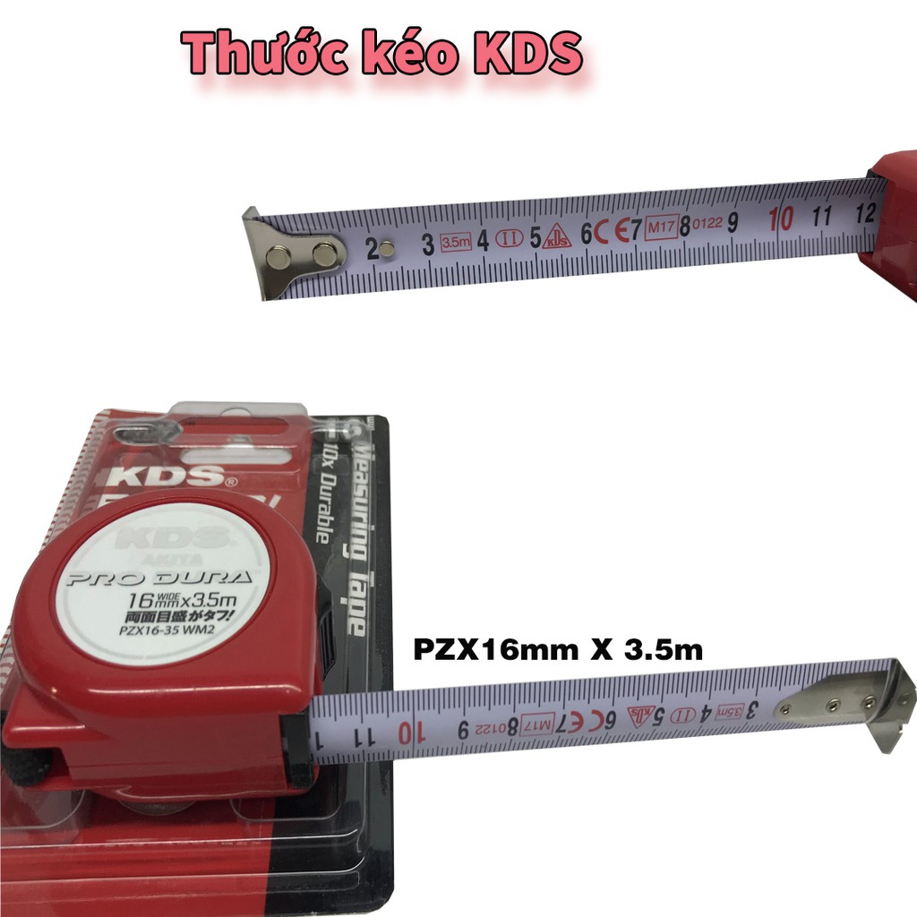 Thước cuốn thép 3.5m KDS PDX