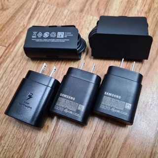 Bộ sạc nhanh samsung 25w zin cổng type c theo máy chân dẹt kèm cáp type c to type c cho s10,note10,note9/s10 plus/note10