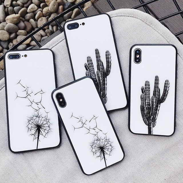 Ốp Lưng Kính Bóng 13ProMax 12ProMax 11ProMax XSMAX X XS 7Plus FUKISHOP