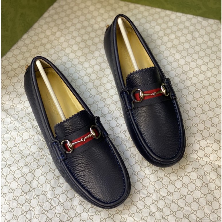 👞HIGH FASHION👞 Giày moca móc xích bản like authentic da trâu fullbox túi thẻ phụ kiện MLN HV size 38-42