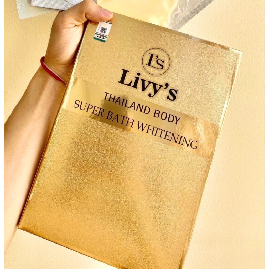 Tắm Ủ Trắng Body Livy's Vàng Siêu Trắng Mịn | BigBuy360 - bigbuy360.vn