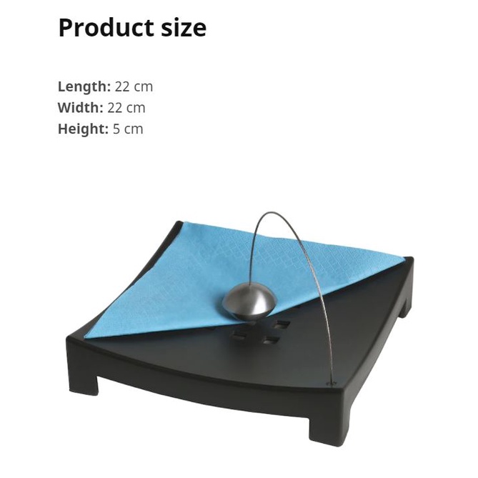 Khay chặn giấy ăn Ikea KNYCK