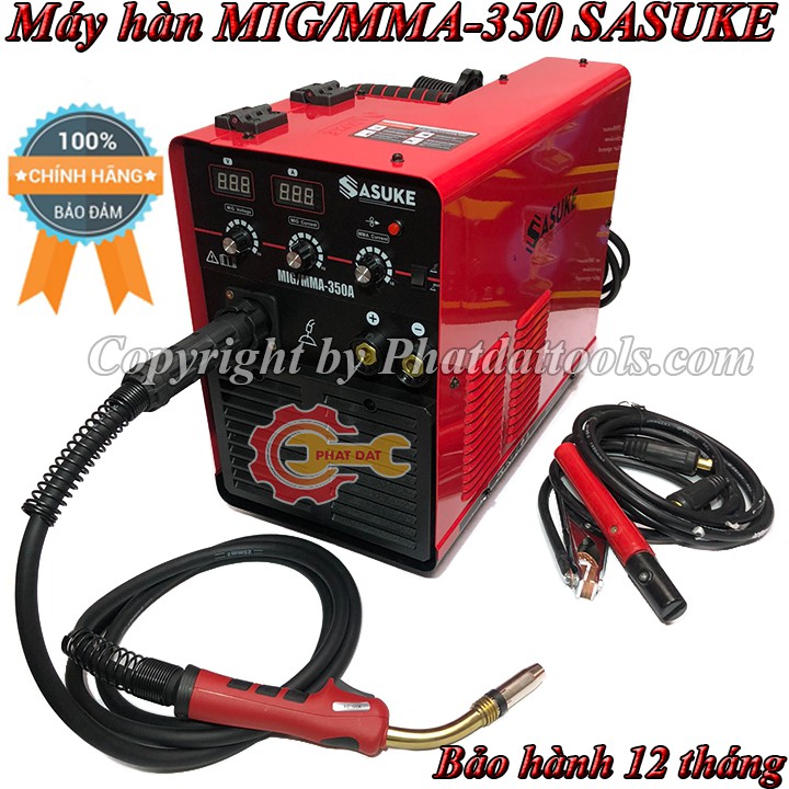 Máy hàn MIG-MMA350A SASUKE-Máy hàn MIG cỡ lớn-Chính hãng-Công nghệ Nhật Bản-Đầy đủ phụ kiện-