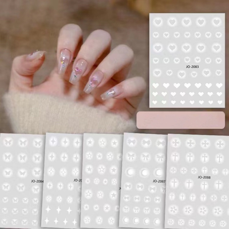 Sticker miếng dán móng tay nail 3d mẫu mới