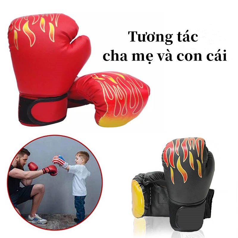 Găng Boxing, Cặp găng tay đấm bốc luyện tập môn boxing, Bao Tay Tập Boxing Găng Tay, Găng Bao Tay Đấm Bốc Trẻ Em