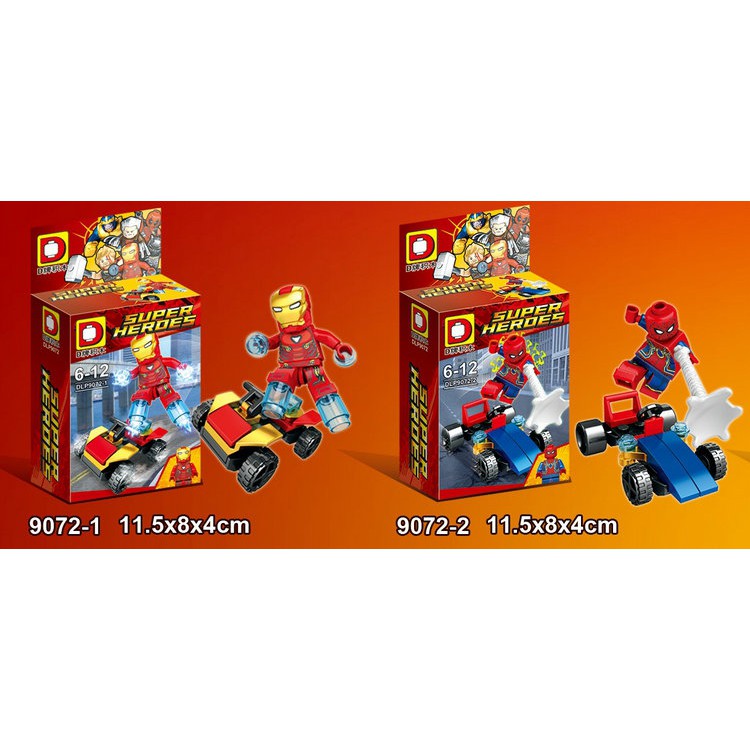 Mô hình lắp ráp Non Lego Hero DLP9072  bộ lẻ