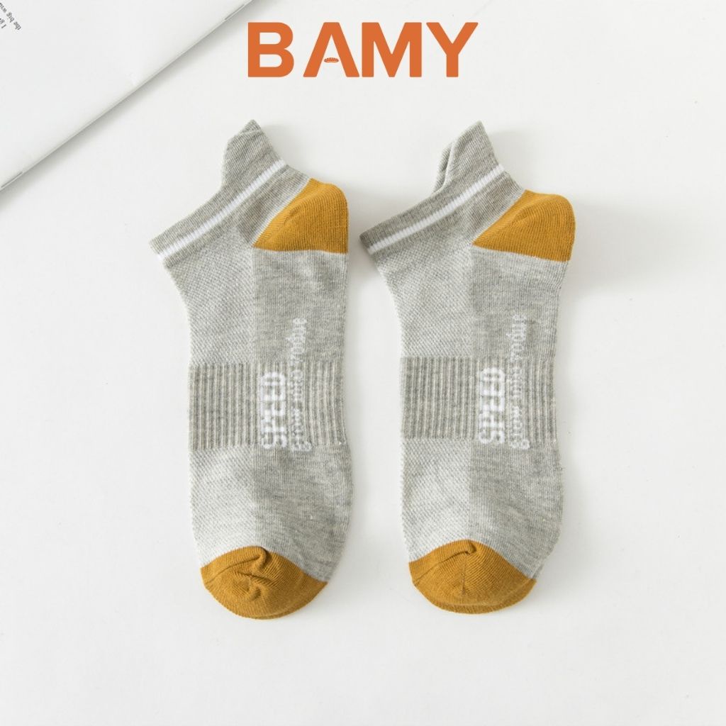 Combo 2 Đôi Tất Sped Nữ Cổ ngắn BAMY 100% cotton co giãn tốt