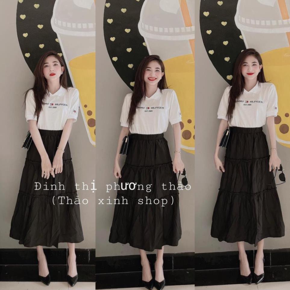 Set đồ nữ cá tính, set váy dài áo thun đi chơi sang chảnh mùa hè đẹp YA124 | BigBuy360 - bigbuy360.vn