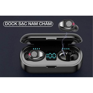 ✅COD✅Amoi F9 Wireless Headset Touch Headset Digital Display Headset Bilateral Call Headset Large Battery Compartment Earhead