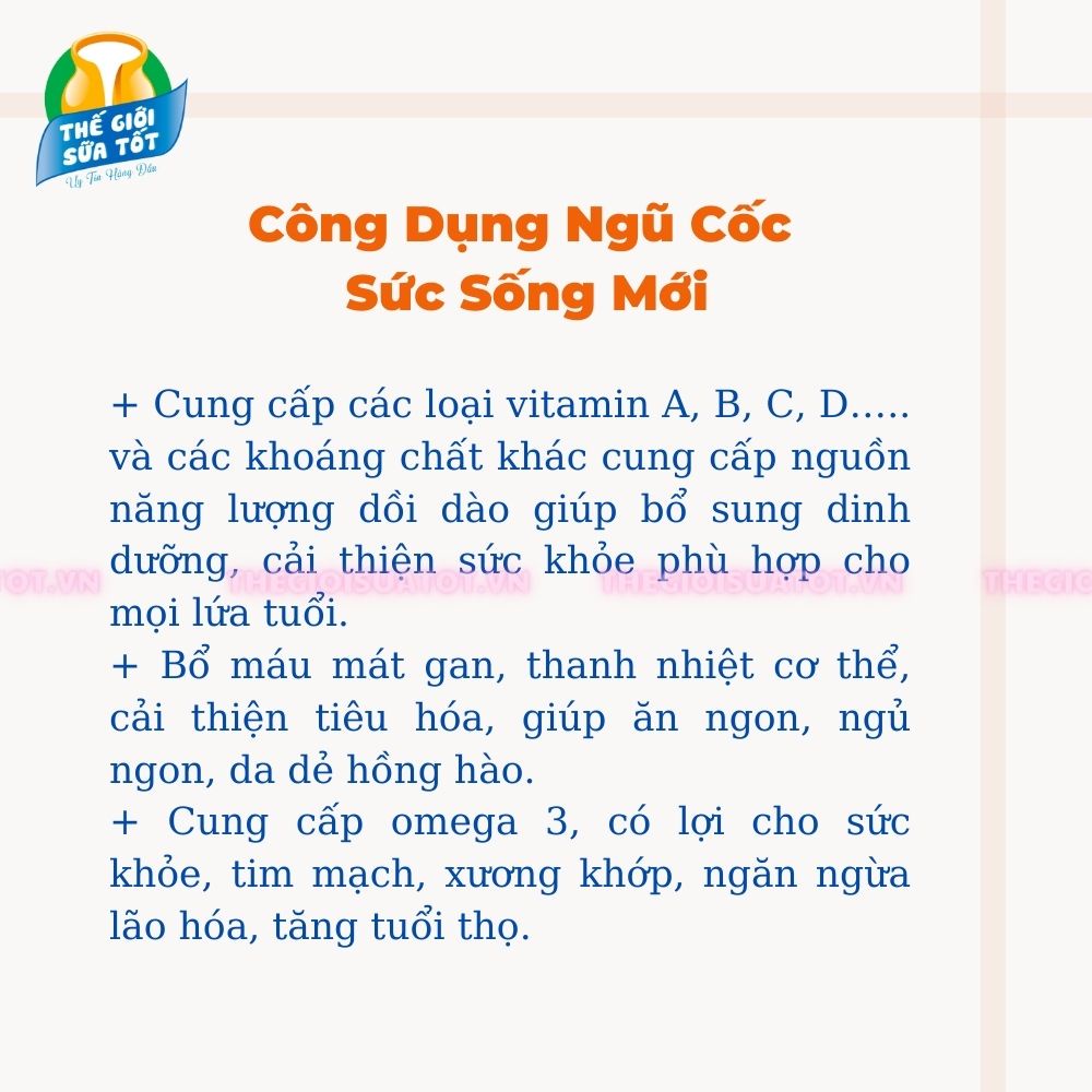 Combo Ngũ Cốc Sức Sống Mới 500g &amp; Kem Dưỡng Ẩm Dexeryl Creme 250g Chăm Sóc Gia Đình Thegioisuatot