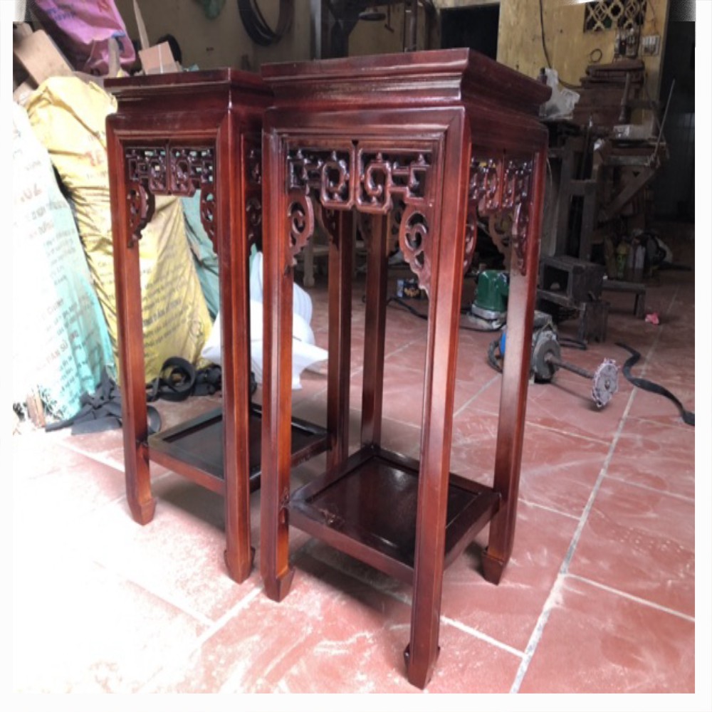 Đôn vuông gỗ lim giá rẻ vuông 30 cao 80cm
