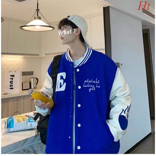 🦋Áo nỉ bomber lửa tay cúc bấm chữ E GH5784