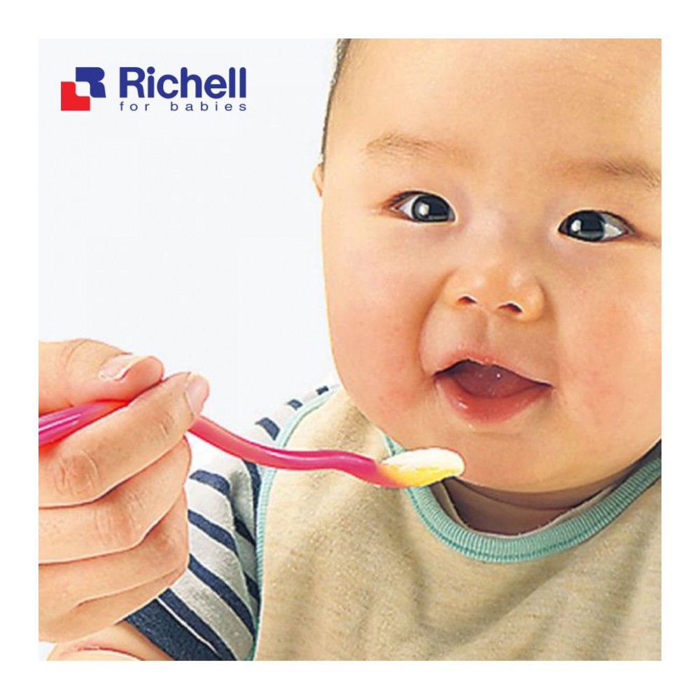 Thìa Mềm Ăn Dặm Có Hộp Đựng Richell