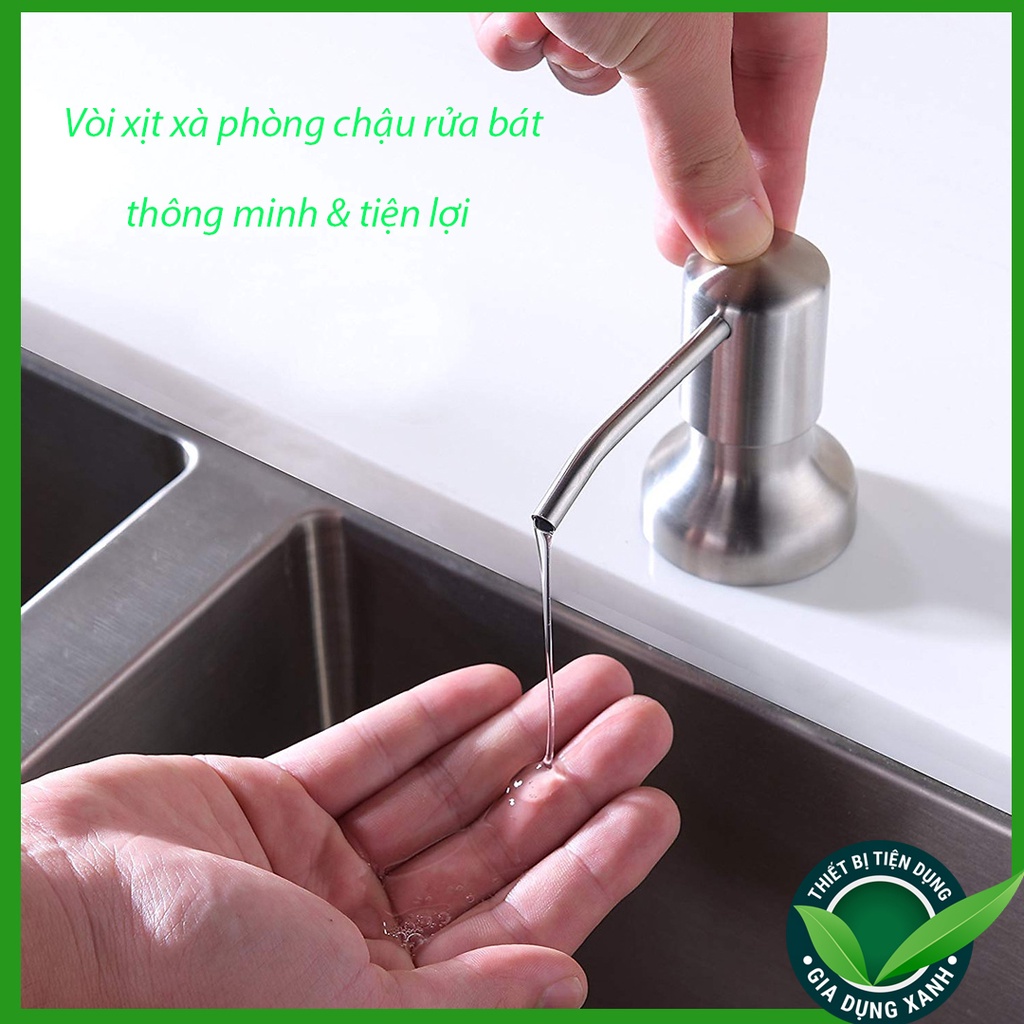 Bộ vòi xịt xà phòng chậu rửa bát siêu tiện dụng