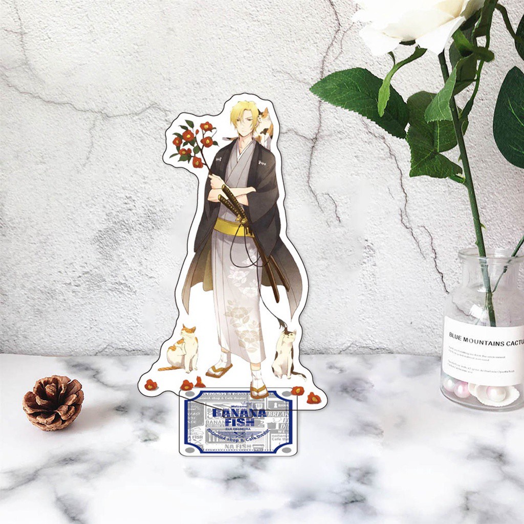 Mô hình đứng nhân vật anime Banana Fish Ash Okumura Eiji chất liệu acrylic dễ thương