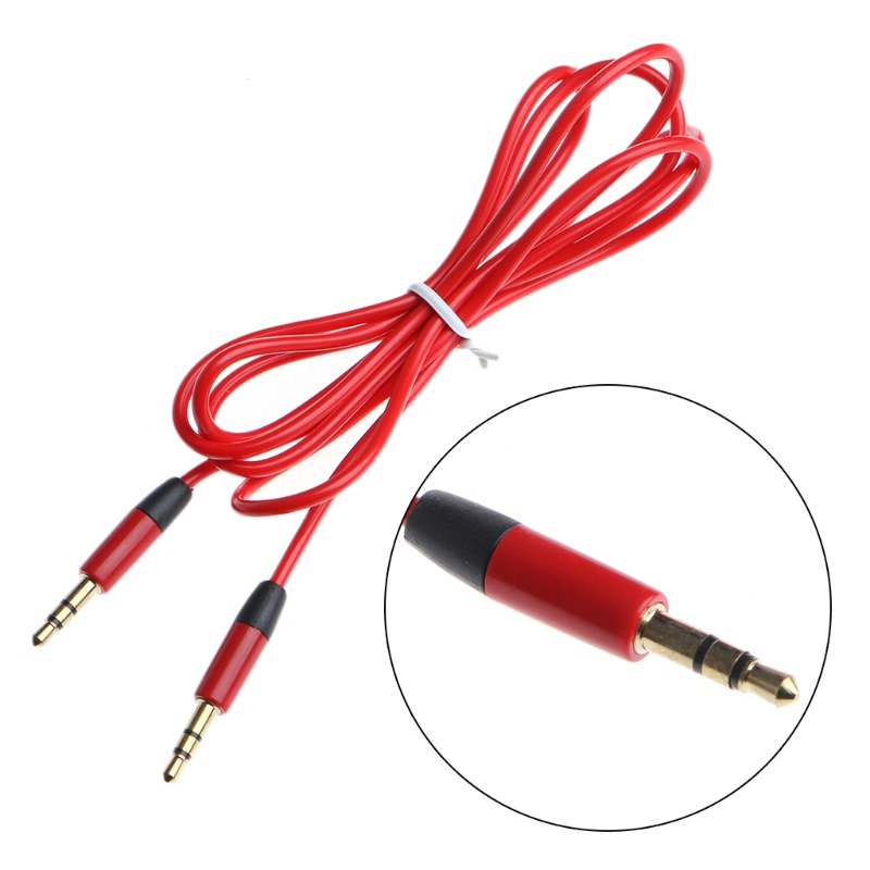 Dây Cáp Aux Mạ Vàng Chuyển Đổi Đầu Cắm 3 5mm Sang Đầu Cắm Aux Dành Cho Điện Thoại / Máy Nghe Nhạc MP3 Trên Xe Hơi