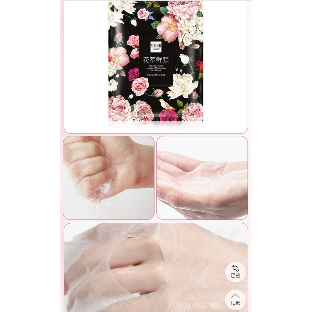 [N157] MẶT NẠ CHỐNG LÃO HÓA CAO CẤP TINH CHẤT HOA HỒNG giúp da tươi trẻ và hồng hào như cánh hoa tươi | Thế Giới Skin Care