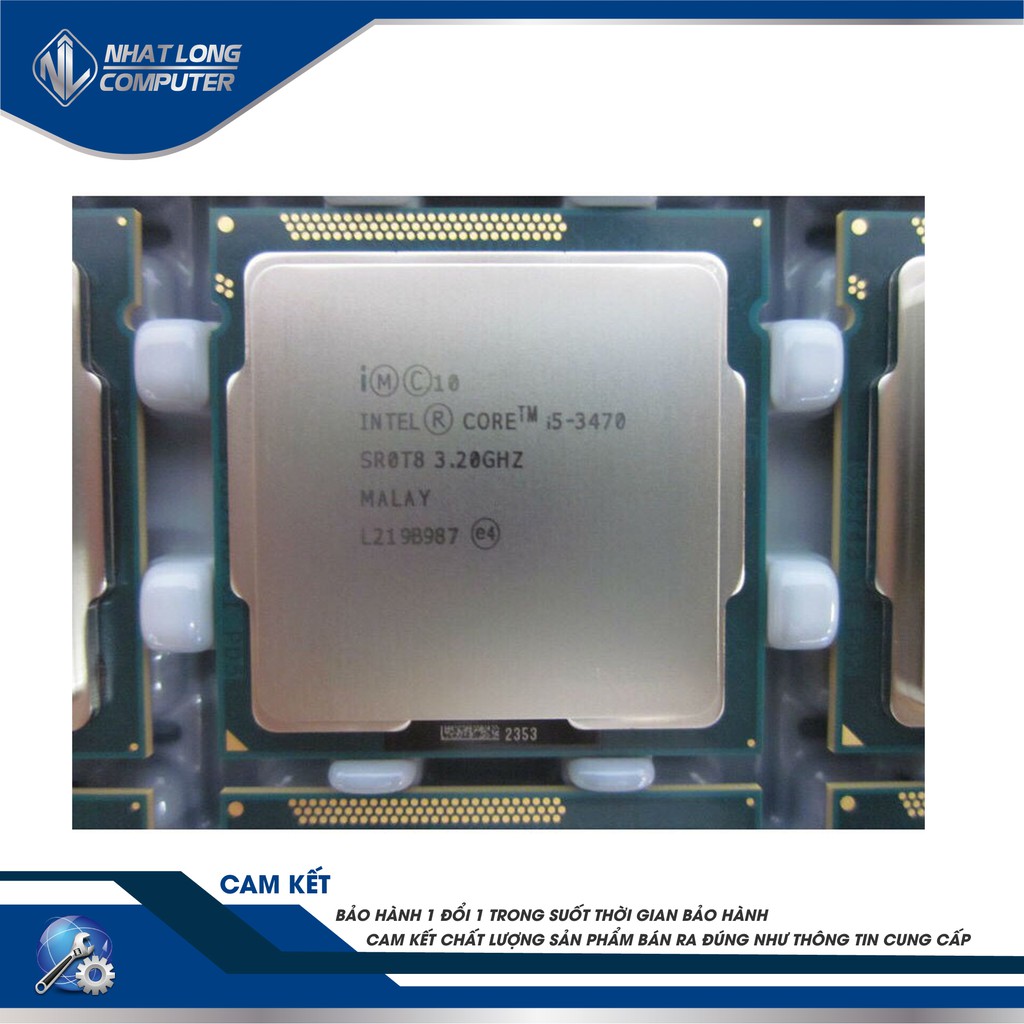 Bộ vi xử lý Intel CPU Core I5 3470 (Xung Nhịp 3.6GHz) Chơi Game, Nâng Cấp PUBG