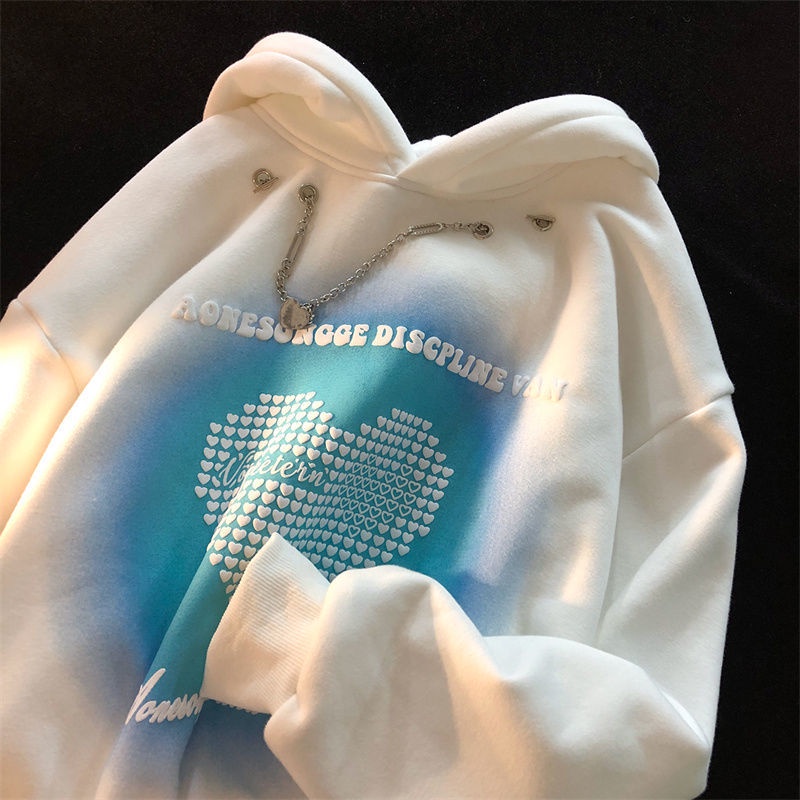 Áo khoác hoodie tay dài oversize phong cách Hàn Quốc mới 2021
 | BigBuy360 - bigbuy360.vn