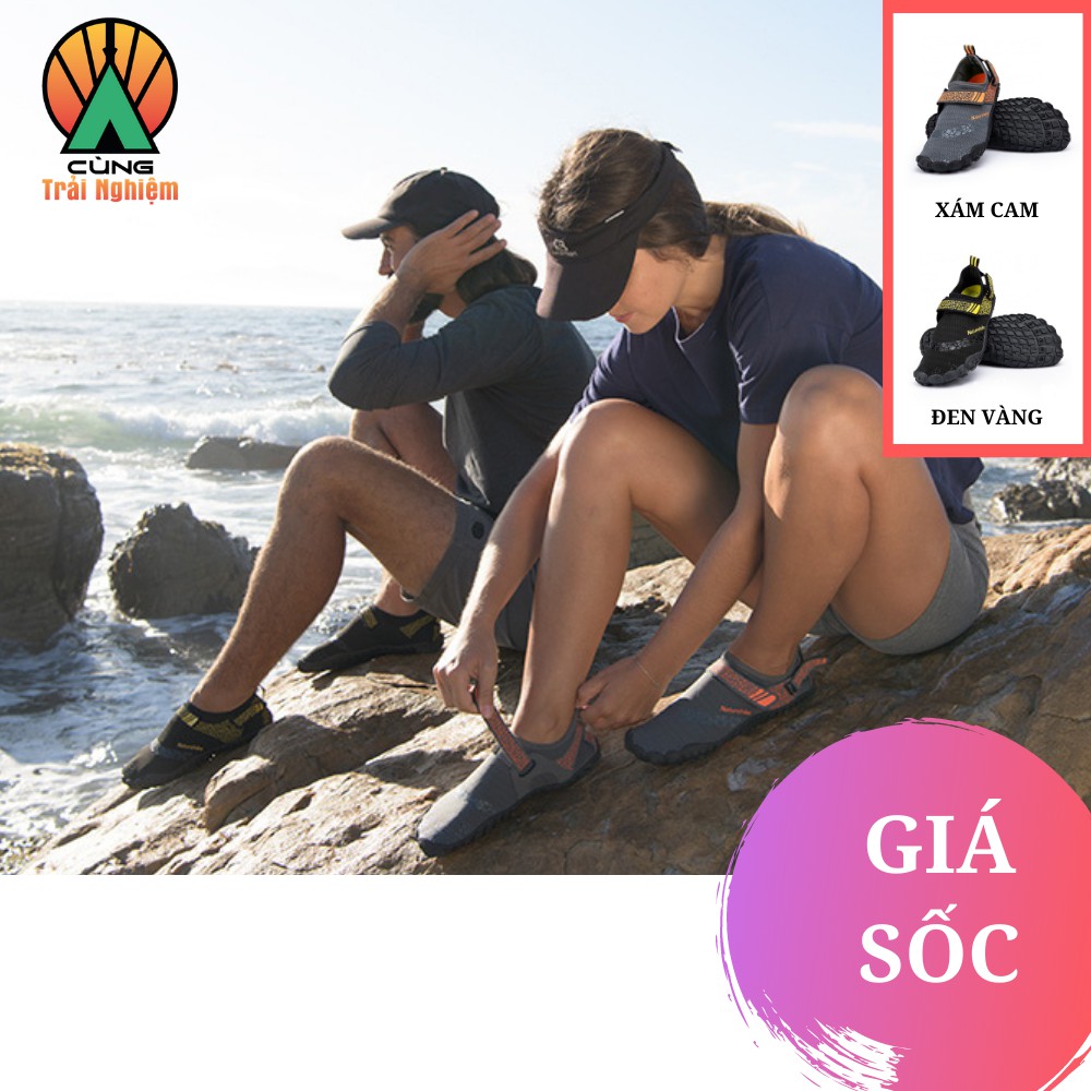 Giày Đi Biển, Lội Nước Đế Silicone Chống Trơn Trượt Thoáng Khí Bảo Vệ Chân NatureHike NH20FS022