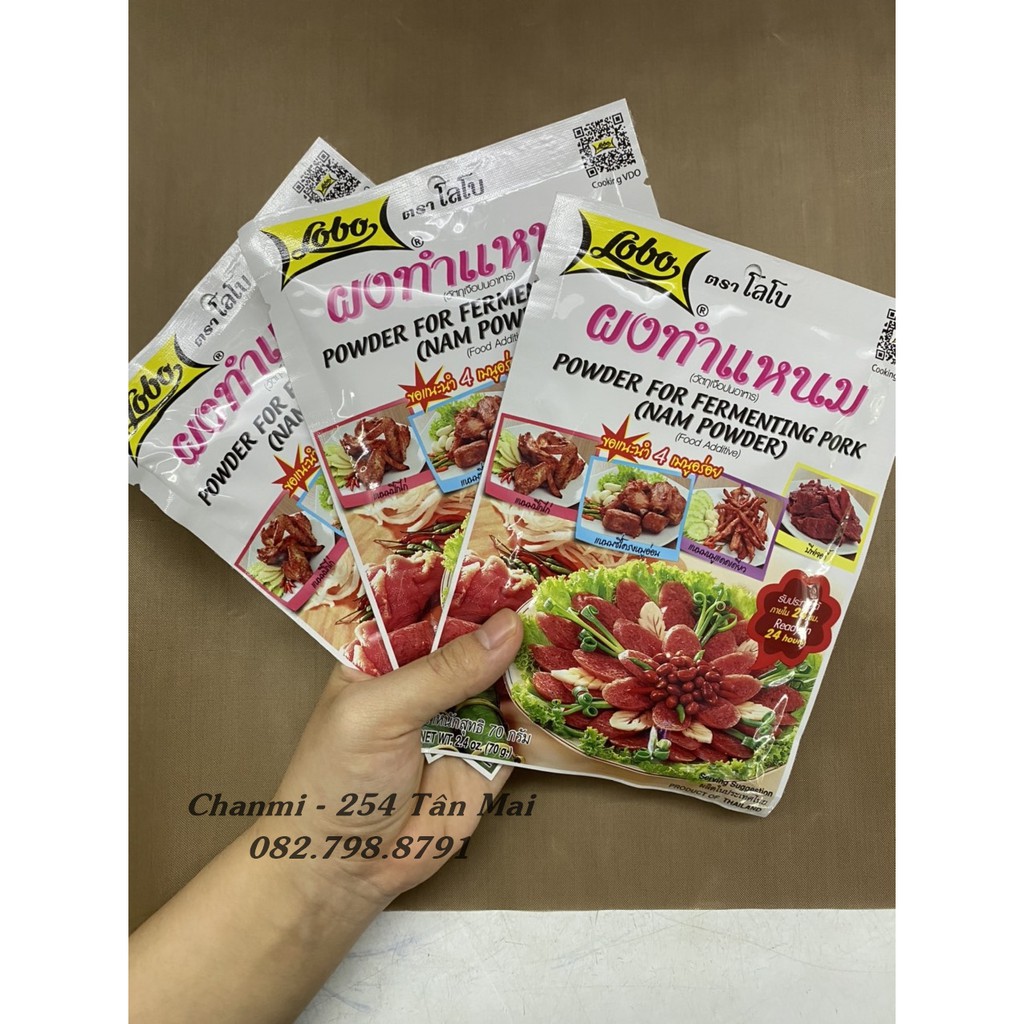 Bột làm nem chua Lobo set 10 gói