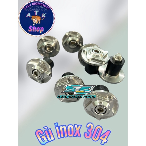 Bao tay Daytona kèm gù inox 304 sáng bóng