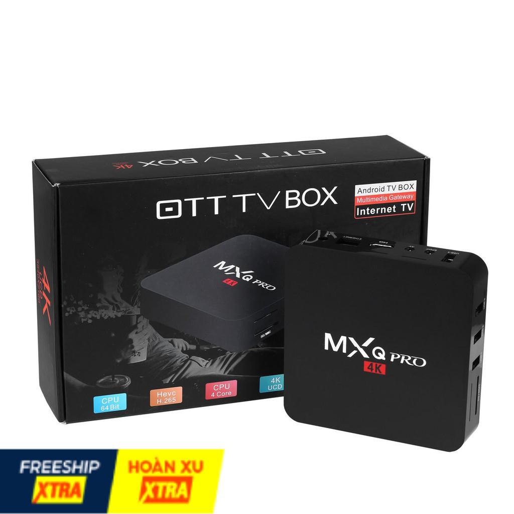 [ Android TV Box Truyền hình 4K MXQ Pro 2G+16G Chip xịn S905W - Tích hợp FPT Play (Loại tốt - Bán chạy)