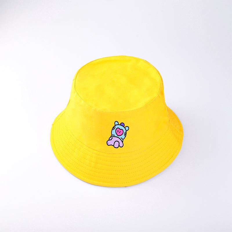 KPOP BTS Printed fisherman hat BT21 Korean version Trendy casual hat