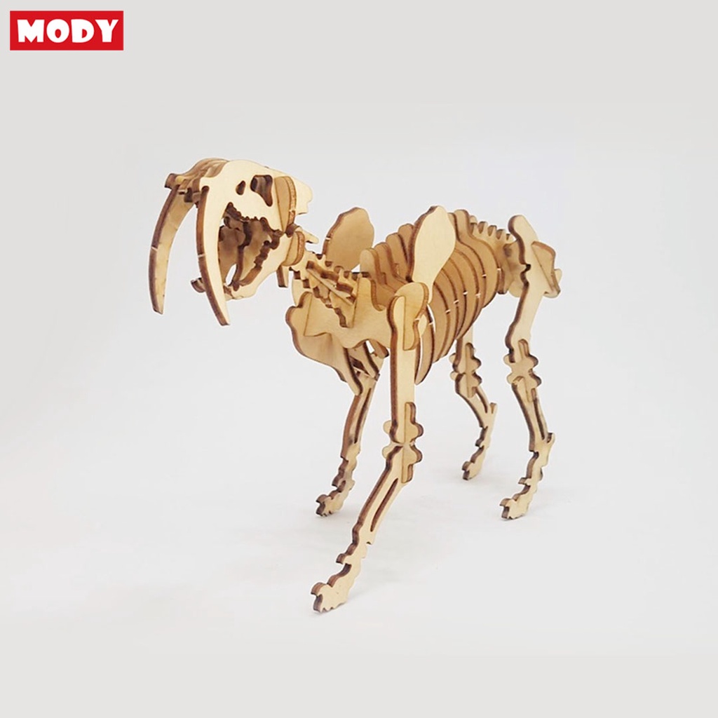 Mô hình lắp ráp 3D hóa thạch hổ răng kiếm Mody M32014
