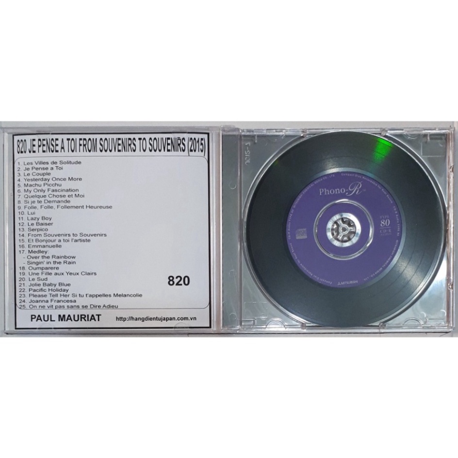 Bộ 5 dĩa Paul Mauriat ( 817 - 821 )