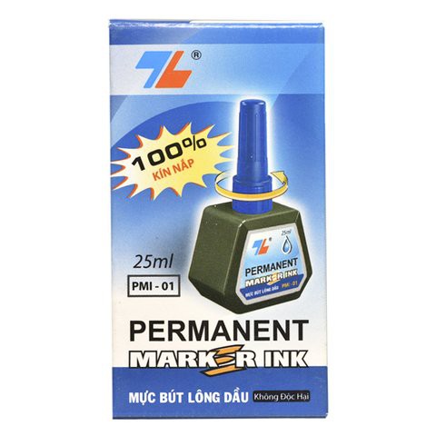 Mực lông dầu TL - Mực bút lông dầu PMI-01 chính hãng (Lốc 6 chai)