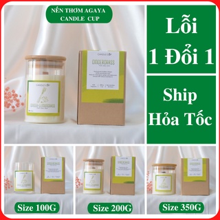 Nến Thơm AGAYA Mùi Gingergrass - Nến thơm tinh dầu thiên nhiên mùi ấm áp tụ họp sum vầy