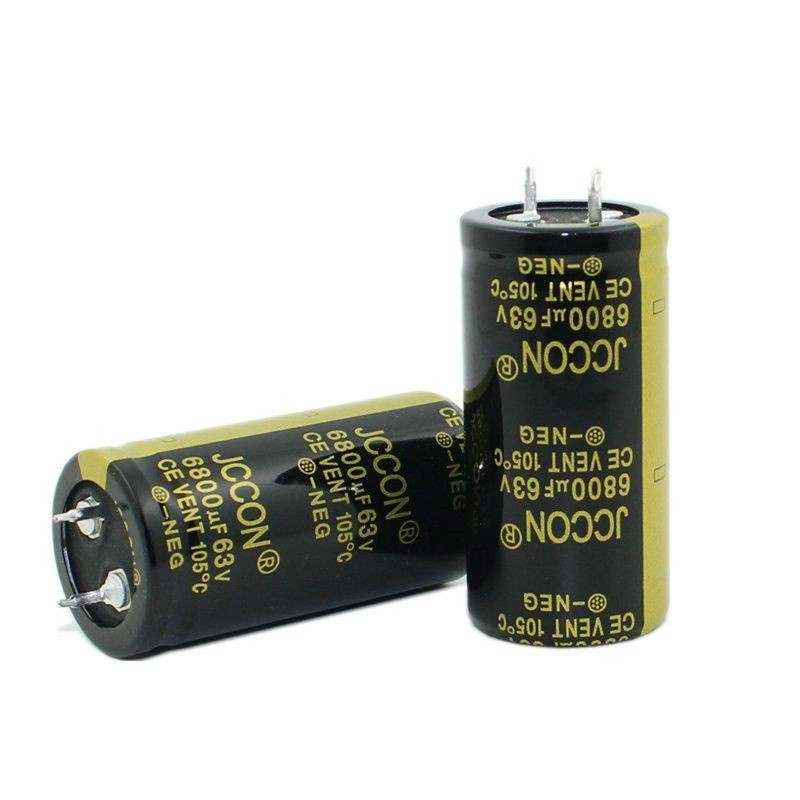 Tụ nhôm tần số cao Wer 63v 6800uf 25x50