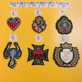Sticker thêu,patch thêu,hình thêu logo huy kiệu kiểu phụ kiện may mặc trang trí quần áo, handmade,DIY